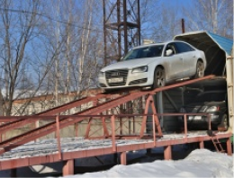 Выгрузка и прием автомобилей на станции